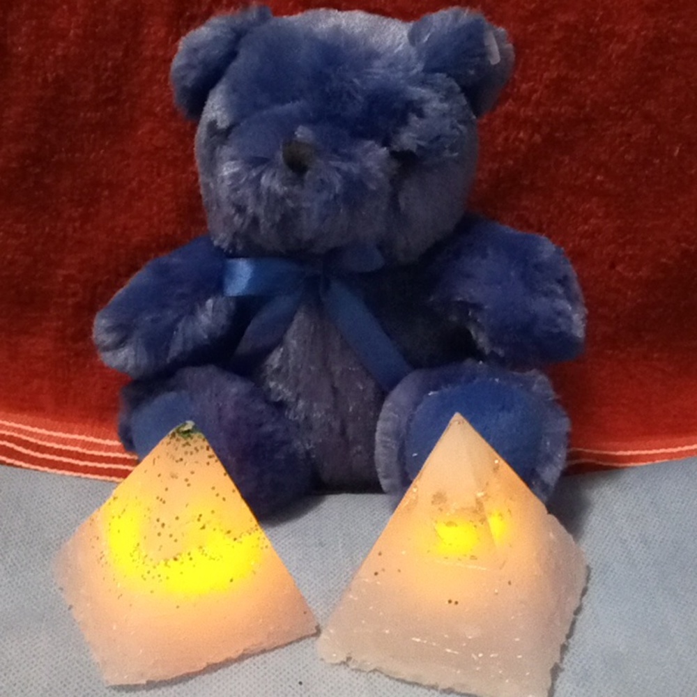 Handmade pyramid lights